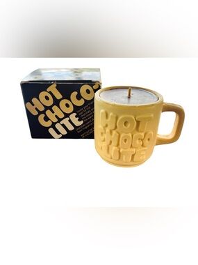 Avon “Hot Choco Lite” Mug Candle – Chocolate Scented Novelty Candle